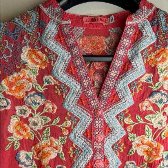 Johnny Was Harlow Embroidered Tunic - Size XS - Picture 4 of 7